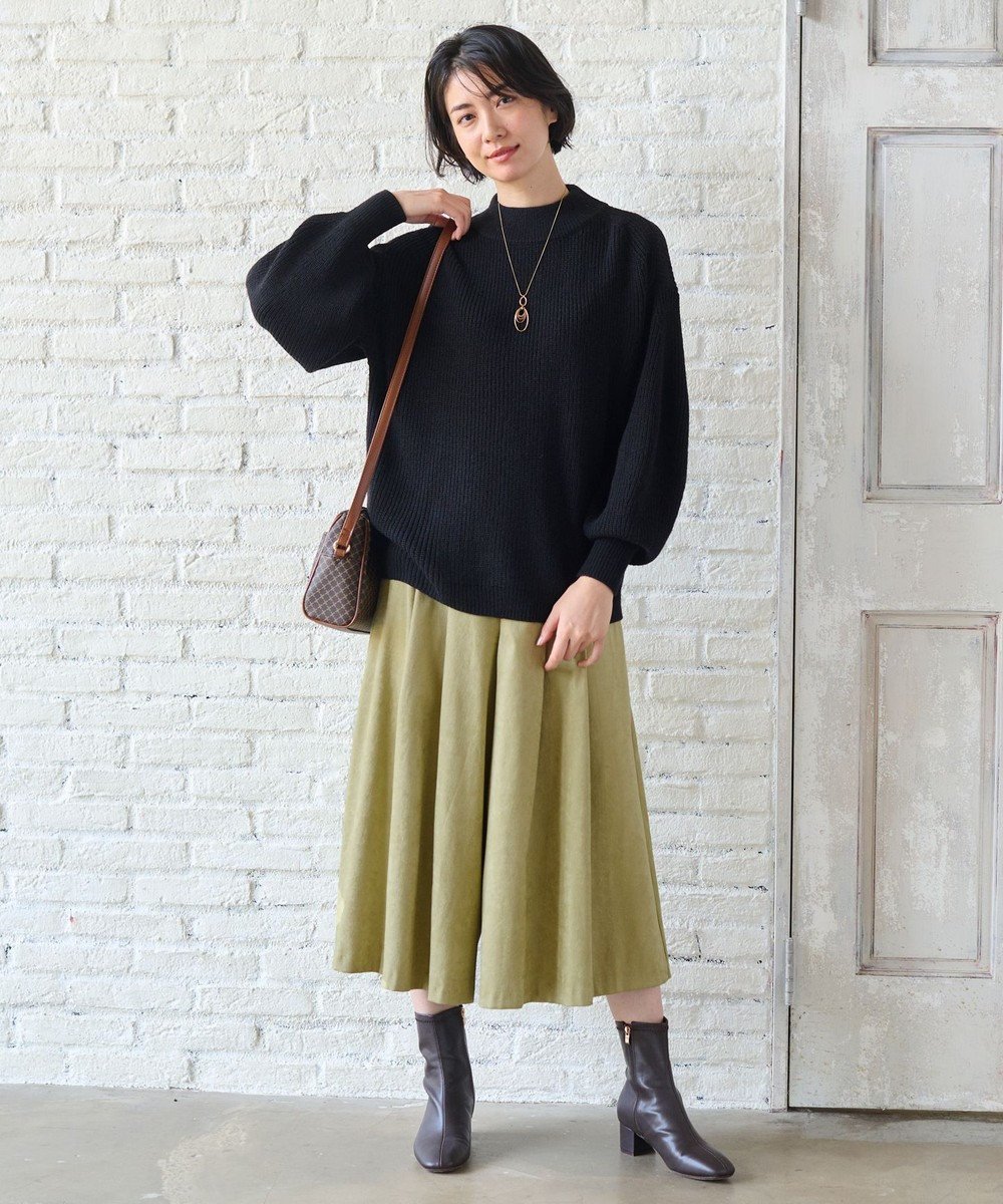 【エニー/ANY】の【洗濯機可・ウエストゴム】サンディングピーチ スカーチョ インテリア・キッズ・メンズ・レディースファッション・服の通販 founy(ファニー) 　ファッション　Fashion　レディースファッション　Fashion for Women　パンツ　Pants & Trousers　ジップ　Zip, Zipper　スカーチョ　Skacho, Skirt-Pants　ポケット　Pocket, Pocket Detail　楽ちん　Easy Fit, Comfortable　A/W・秋冬　Autumn/Winter　ピスタチオ|ID: prp329100004754165 ipo3291000000034388209