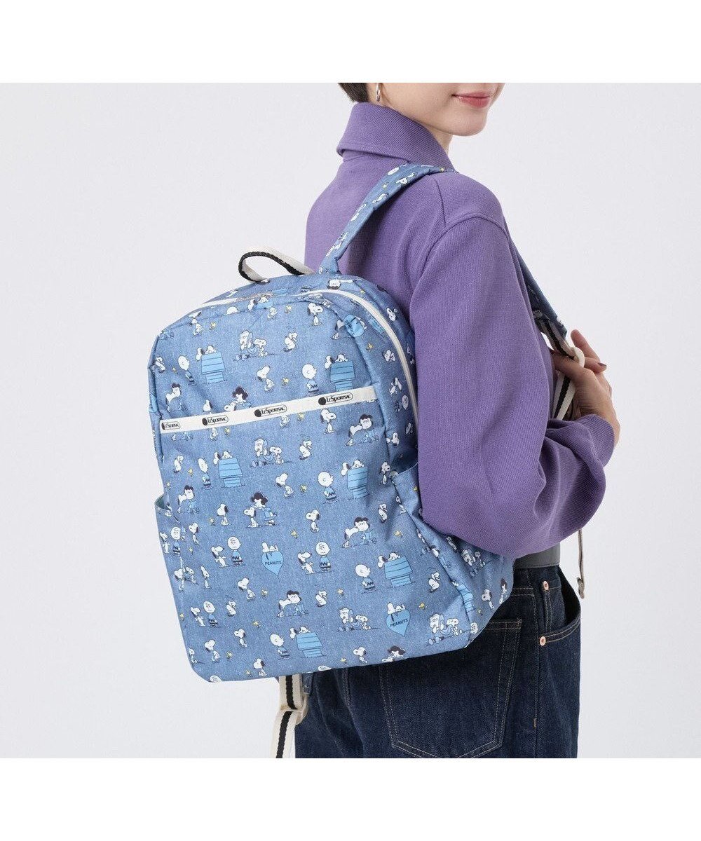 【レスポートサック/LeSportsac】のDAILY BACKPACK/ピーナッツハッピーパルズ 人気、トレンドファッション・服の通販 founy(ファニー) ファッション Fashion レディースファッション Fashion for Women バッグ Bags おすすめ Recommended / Our Picks コレクション Collection, Seasonal Line シンプル Simple, Minimal デニム Denim, Jeans Material ポケット Pocket, Pocket Detail リュック Backpack, Rucksack ビジネス 仕事 通勤 Business / Work / Commuting other-1|ID: prp329100004754215 ipo3291000000034388451