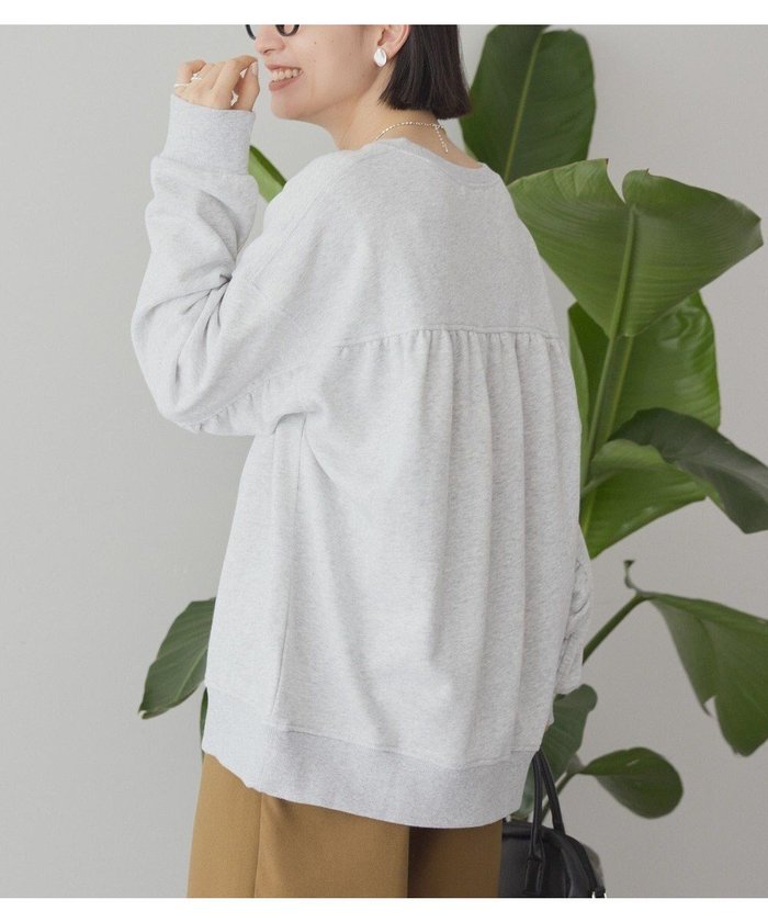 【アメリカンホリック/AMERICAN HOLIC】のバックギャザー裏毛プルオーバー インテリア・キッズ・メンズ・レディースファッション・服の通販 founy(ファニー) https://founy.com/ ファッション Fashion レディースファッション Fashion for Women トップス・カットソー Cut & Sew Tops シャツ・ブラウス・オフィスカジュアル Elegant Blouses & Button-Ups ロングTシャツ・Tシャツ Longline T-Shirts & Tees カジュアルプルオーバー・ニットトップス Pullovers & Knit Tops / Casual Pullovers カットソー・ベーシックTシャツ Cut-and-Sewn Tops / Stretch Tees & Basics アメリカン American Style カットソー Cut and Sewn Top ギャザー Gathered, Ruffled スタイリッシュ Stylish, Fashionable フェミニン Feminine, Girly ポケット Pocket, Pocket Detail A/W・秋冬 Autumn/Winter おすすめ Recommended / Our Picks |ID: prp329100004754236 ipo3291000000035635075