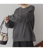 【アメリカンホリック/AMERICAN HOLIC】のバックギャザー裏毛プルオーバー Charcoal Gray|ID: prp329100004754236 ipo3291000000035635077