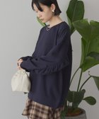 【アメリカンホリック/AMERICAN HOLIC】のバックギャザー裏毛プルオーバー Navy|ID: prp329100004754236 ipo3291000000035635079
