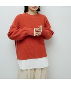 【グリーンパークス/Green Parks】のかのこ編モックネックニットプルオーバー Orange|ID: prp329100004754239 ipo3291000000034388512