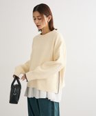 【グリーンパークス/Green Parks】のかのこ編モックネックニットプルオーバー Ecru|ID: prp329100004754239 ipo3291000000034388515