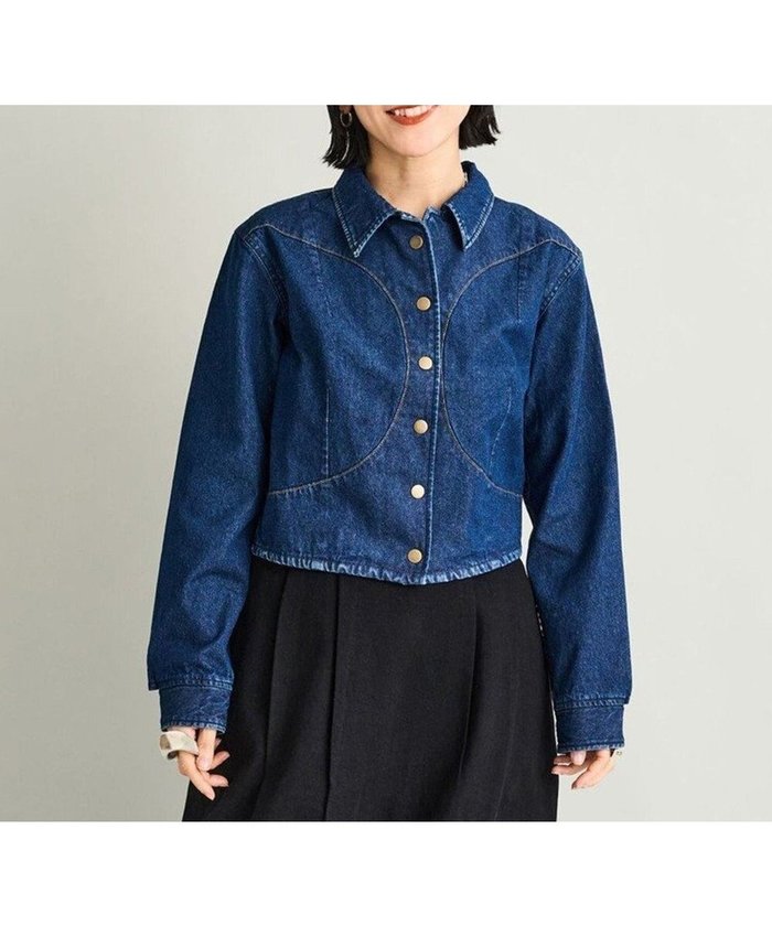 【ウォードブルー/WOADBLUE】の【157】CIRCLE SNAP JACKET サークルスナップジャケット インテリア・キッズ・メンズ・レディースファッション・服の通販 founy(ファニー) https://founy.com/ ファッション Fashion レディースファッション Fashion for Women アウター Coat / Outerwear Collection レディースジャケット・軽アウター Jackets デニムジャケット / カジュアルアウター Denim Jackets ヴィンテージ Vintage Style クラシック Classic, Timeless Style コンパクト Compact, Small Size シンプル Simple, Minimal ジャケット Jacket, Outerwear セットアップ Set-Up, Coordinated Outfit デニム Denim, Jeans Material バランス Balance, Style Balance パターン Pattern, Design Print ボトム Bottoms, Lower Wear ワイド Wide, Wide Fit A/W・秋冬 Autumn/Winter S/S・春夏 SS, Spring/Summer, Warm Season 夏 Summer |ID: prp329100004754253 ipo3291000000034411776