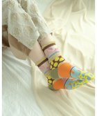 【コキュウ/COQ】の【日本製/シアー/23-25cm】DOTS CARNIVAL ソックス ピンク|ID: prp329100004754255 ipo3291000000034388581