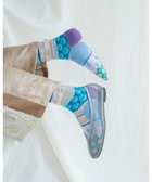 【コキュウ/COQ】の【日本製/シアー/23-25cm】DOTS CARNIVAL ソックス ブルー|ID: prp329100004754255 ipo3291000000034388582