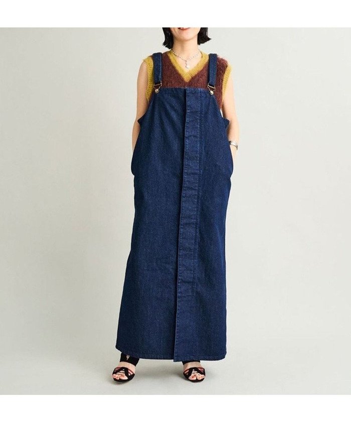 【ウォードブルー/WOADBLUE】の【157】DECK OVERALL SKIRT デッキオーバーオールスカート インテリア・キッズ・メンズ・レディースファッション・服の通販 founy(ファニー) https://founy.com/ ファッション Fashion レディースファッション Fashion for Women スカート Skirts インナー Innerwear サロペット Overalls, Salopette デニム Denim, Jeans Material バランス Balance, Style Balance パターン Pattern, Design Print ポケット Pocket, Pocket Detail モダン Modern, Contemporary ラップ Wrap, Wrap Design リラックス Relax, Relaxed Fit ワーク Workwear, Utility Style A/W・秋冬 Autumn/Winter S/S・春夏 SS, Spring/Summer, Warm Season 夏 Summer |ID: prp329100004754256 ipo3291000000034411803