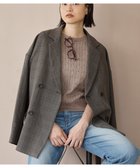 【アメリカンホリック/AMERICAN HOLIC】のオーバーサイズダブルジャケット Check Brown|ID: prp329100004754260 ipo3291000000035521259