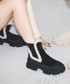 【スティーブマデン/STEVE MADDEN】のTOWNSHIP 厚底サイドゴアムートンブーツ 人気、トレンドファッション・服の通販 founy(ファニー) ファッション Fashion レディースファッション Fashion for Women シューズ Shoes, Footwear シンプル Simple, Minimal スタイリッシュ Stylish, Fashionable 厚底 Platform Shoes A/W・秋冬 Autumn/Winter thumbnail ブラックスエード|ID: prp329100004755478 ipo3291000000034397938