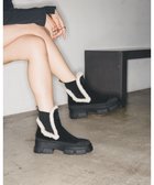 【スティーブマデン/STEVE MADDEN】のTOWNSHIP 厚底サイドゴアムートンブーツ 人気、トレンドファッション・服の通販 founy(ファニー) ファッション Fashion レディースファッション Fashion for Women シューズ Shoes, Footwear シンプル Simple, Minimal スタイリッシュ Stylish, Fashionable 厚底 Platform Shoes A/W・秋冬 Autumn/Winter thumbnail ブラックスエード|ID: prp329100004755478 ipo3291000000034606623