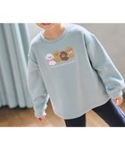【エニィ/ANY / KIDS】のなかよしサガラ刺繍 裏シャギー トレーナー サックスブルー×イヌ|ID: prp329100004755482 ipo3291000000034397966