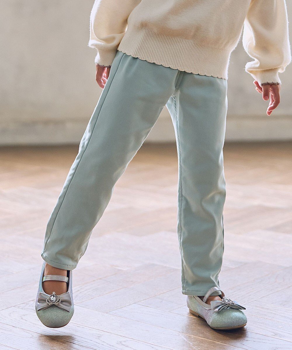 【エニィ/ANY / KIDS】の7days 裏起毛ガーリーパンツ インテリア・キッズ・メンズ・レディースファッション・服の通販 founy(ファニー) ファッション Fashion キッズファッション Fashion for Kids ボトムス Bottoms シンプル Simple, Minimal ストレッチ Stretch, Stretchy Fabric ポケット Pocket, Pocket Detail リボン Ribbon, Bow レース Lace, Lace Fabric 冬 Winter / This Winter A/W・秋冬 Autumn/Winter ミント|ID: prp329100004755483 ipo3291000000034397969