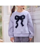 【エニィ/ANY / KIDS】のリボン ニットソー トレーナー ラベンダー|ID: prp329100004755485 ipo3291000000034617857