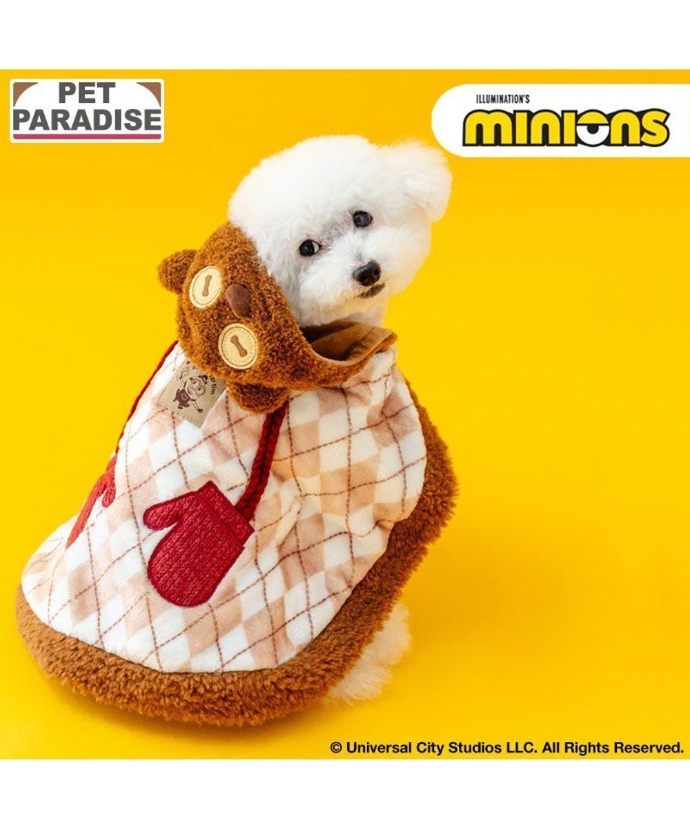 【ペットパラダイス/PET PARADISE / GOODS】のミニオン ティム ポンチョ 小型犬 人気、トレンドファッション・服の通販 founy(ファニー) 　イレギュラー　Irregular Design　チェック　Check, Plaid, Tartan　ポンチョ　Poncho, Cape Style　冬　Winter / This Winter　犬　Dog　A/W・秋冬　Autumn/Winter　ホーム・キャンプ・アウトドア・お取り寄せ　Home Living / Home & Lifestyle / Camping Gear / Outdoor Camping　ペットグッズ　Pet Supplies　 other-1|ID: prp329100004755496 ipo3291000000034398043