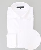 【ジョゼフ オム/JOSEPH HOMME / MEN】のツイルへリンボンクレイジー イタリアンカラードレスシャツ ホワイト系|ID: prp329100004755502 ipo3291000000034398099