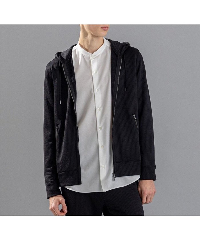 【ジョゼフ オム/JOSEPH HOMME / MEN】のテックラインテリー ジップアップパーカ インテリア・キッズ・メンズ・レディースファッション・服の通販 founy(ファニー) https://founy.com/ ファッション Fashion メンズファッション Fashion for Men トップス・カットソー Cut & Sew Tops パーカー・フーディー / カジュアルコーデ Hoodies & Parkas なめらか Smooth, Silky Texture ストライプ Stripe, Striped Pattern パーカー Hoodie, Parka フロント Front, Front Design ポケット Pocket, Pocket Detail リラックス Relax, Relaxed Fit 夏 Summer 春 Spring S/S・春夏 SS, Spring/Summer, Warm Season |ID: prp329100004755503 ipo3291000000034398102
