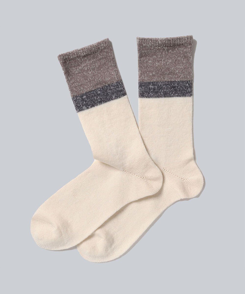 【ホワイトメイルズ/WHITE MAILS】の【UNISEX】WOOL MIX PAPER COLOR BLOCK SOCKS ソックス インテリア・キッズ・メンズ・レディースファッション・服の通販 founy(ファニー)  ファッション Fashion レディースファッション Fashion for Women ソックス&靴下 Socks & Hosiery レッグウェア・ストッキング Legwear & Hosiery 吸水 Absorbent, Quick-Dry 抗菌 Antibacterial, Bacteria-Resistant 軽量 Lightweight, Ultra Light ソックス Socks, Hosiery ブロック Block, Solid Block Pattern ベーシック Basic, Essential ユニセックス Unisex, Genderless 冬 Winter / This Winter おすすめ Recommended / Our Picks 夏 Summer オフホワイト|ID: prp329100004755507 ipo3291000000034398114