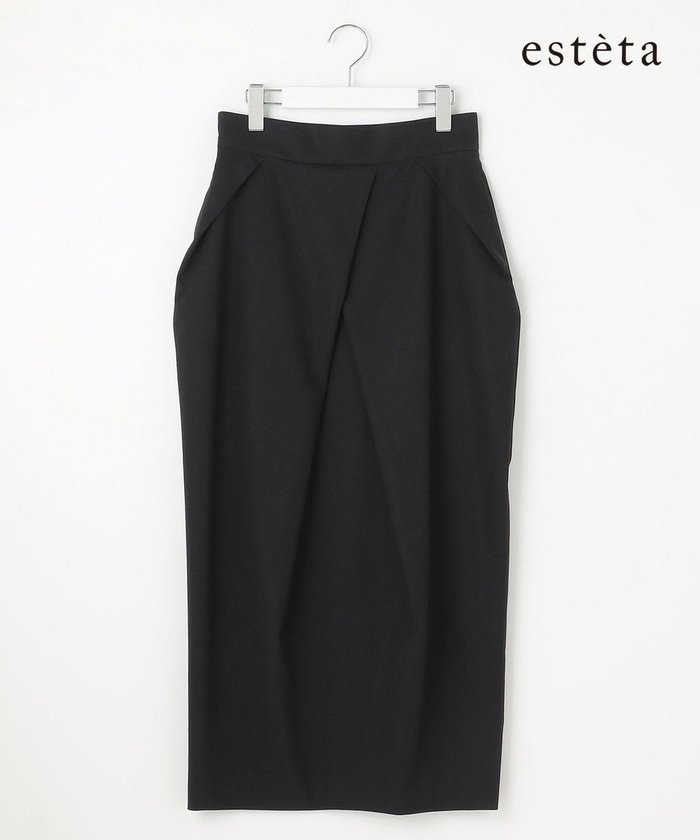 【23区/NIJYUSANKU】の【エステータ】コットンダブルクロス スカート インテリア・キッズ・メンズ・レディースファッション・服の通販 founy(ファニー) https://founy.com/ ファッション Fashion レディースファッション Fashion for Women スカート Skirts 春 Spring ジャケット Jacket, Outerwear セットアップ Set-Up, Coordinated Outfit フロント Front, Front Design S/S・春夏 SS, Spring/Summer, Warm Season おすすめ Recommended / Our Picks 夏 Summer |ID: prp329100004755520 ipo3291000000034398275