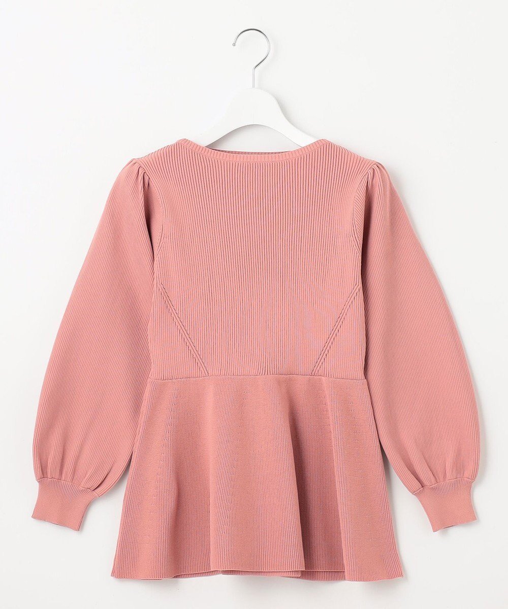 【フェルゥ/Feroux】の【洗える】バイカラーペプラム ニット インテリア・キッズ・メンズ・レディースファッション・服の通販 founy(ファニー) ファッション Fashion レディースファッション Fashion for Women トップス・カットソー Cut & Sew Tops ニット Knit Tops & Sweaters おすすめ Recommended / Our Picks インナー Innerwear セーター Sweater, Knitwear デニム Denim, Jeans Material ペプラム Peplum, Flared Hem ボトム Bottoms, Lower Wear 夏 Summer 春 Spring S/S・春夏 SS, Spring/Summer, Warm Season 洗える Machine Washable ピンク系|ID: prp329100004755540 ipo3291000000034398559
