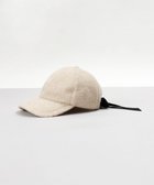 【アウロラ/AURORA】のLANVIN en Bleu ランバン オン ブルー リボン付きボアキャップ ライトベージュ|ID: prp329100004755556 ipo3291000000034398715