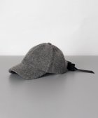 【アウロラ/AURORA】のLANVIN en Bleu ランバン オン ブルー リボン付きボアキャップ ミディアムグレー|ID: prp329100004755556 ipo3291000000034398717