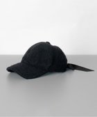 【アウロラ/AURORA】のLANVIN en Bleu ランバン オン ブルー リボン付きボアキャップ ブラック|ID: prp329100004755556 ipo3291000000035512301