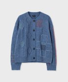 【ポール スミス/Paul Smith】のパッチワーク カーディガン グレイッシュブルー|ID: prp329100004755560 ipo3291000000034398731