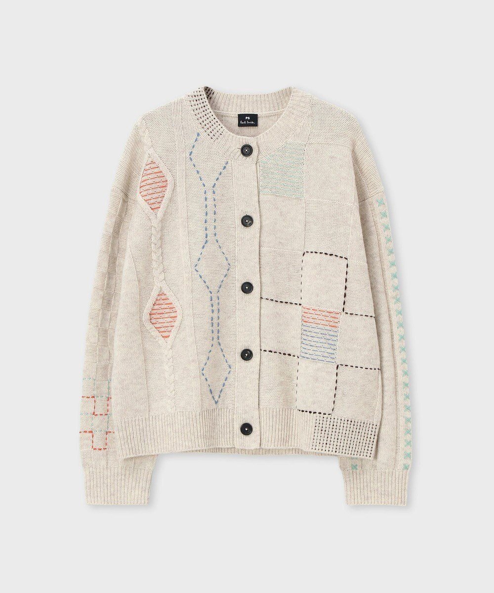 【ポール スミス/Paul Smith】のパッチワーク カーディガン インテリア・キッズ・メンズ・レディースファッション・服の通販 founy(ファニー) ファッション Fashion レディースファッション Fashion for Women トップス・カットソー Cut & Sew Tops カーディガン・羽織り Layered Style Cardigans カーディガン Cardigan, Knitwear ジャカード/ジャガード Jacquard, Woven Pattern デニム Denim, Jeans Material ハンド Hand, Handmade パッチワーク Patchwork, Mixed Fabric フェミニン Feminine, Girly 夏 Summer S/S・春夏 SS, Spring/Summer, Warm Season A/W・秋冬 Autumn/Winter エクリュ|ID: prp329100004755560 ipo3291000000034398732