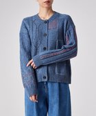 【ポール スミス/Paul Smith】のパッチワーク カーディガン 人気、トレンドファッション・服の通販 founy(ファニー) ファッション Fashion レディースファッション Fashion for Women トップス・カットソー Cut & Sew Tops カーディガン・羽織り Layered Style Cardigans カーディガン Cardigan, Knitwear ジャカード/ジャガード Jacquard, Woven Pattern デニム Denim, Jeans Material ハンド Hand, Handmade パッチワーク Patchwork, Mixed Fabric フェミニン Feminine, Girly 夏 Summer S/S・春夏 SS, Spring/Summer, Warm Season A/W・秋冬 Autumn/Winter thumbnail グレイッシュブルー|ID: prp329100004755560 ipo3291000000034485441