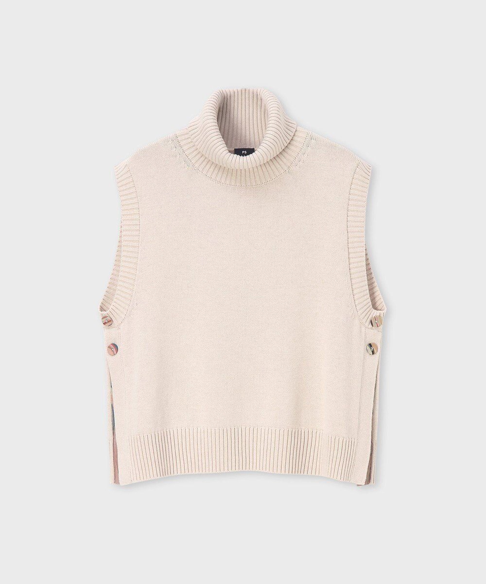 【ポール スミス/Paul Smith】の【洗える】スワール ボタン ベスト インテリア・キッズ・メンズ・レディースファッション・服の通販 founy(ファニー) ファッション Fashion レディースファッション Fashion for Women アウター Coat / Outerwear Collection トップス・カットソー Cut & Sew Tops ベスト&ジレ / 重ね着スタイル Vests & Gilets インナー Innerwear カットソー Cut and Sewn Top タートルネック Turtleneck, High Neck ノースリーブ Sleeveless, No-Sleeve ベスト Vest, Waistcoat 夏 Summer S/S・春夏 SS, Spring/Summer, Warm Season 洗える Machine Washable A/W・秋冬 Autumn/Winter エクリュ|ID: prp329100004755562 ipo3291000000034398742