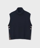 【ポール スミス/Paul Smith】の【洗える】スワール ボタン ベスト ネイビー|ID: prp329100004755562 ipo3291000000034398743