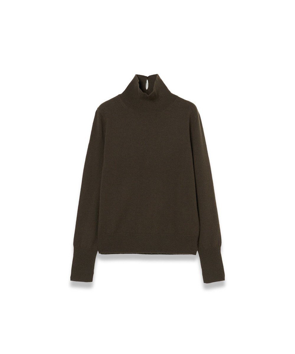 【ジョゼフ/JOSEPH】の【WEB OUTLET限定・洗える】ライトウールカシミヤ ハイネックニット インテリア・キッズ・メンズ・レディースファッション・服の通販 founy(ファニー) 　ファッション　Fashion　レディースファッション　Fashion for Women　トップス・カットソー　Cut & Sew Tops　ニット　Knit Tops & Sweaters　アウトレット　Outlet / Clearance　エレガント 上品　Elegant　ショルダー　Shoulder, Shoulder Strap　スリット　Slit, Slit Detail　セーター　Sweater, Knitwear　ハイネック　High Neck, Mock Neck　フィット　Fit, Slim Fit　フレンチ　French, French Style　レギュラー　Regular, Standard Fit　洗える　Machine Washable　A/W・秋冬　Autumn/Winter　長袖　Long Sleeve, Full Sleeve　Hass Avocado|ID: prp329100004755565 ipo3291000000034398758