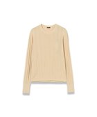 【ジョゼフ/JOSEPH】の【WEB OUTLET限定・洗える】テクスチャードレーヨン ラウンドネックニット Ecru|ID: prp329100004755567 ipo3291000000034398764