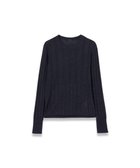 【ジョゼフ/JOSEPH】の【WEB OUTLET限定・洗える】テクスチャードレーヨン ラウンドネックニット Navy|ID: prp329100004755567 ipo3291000000034398765