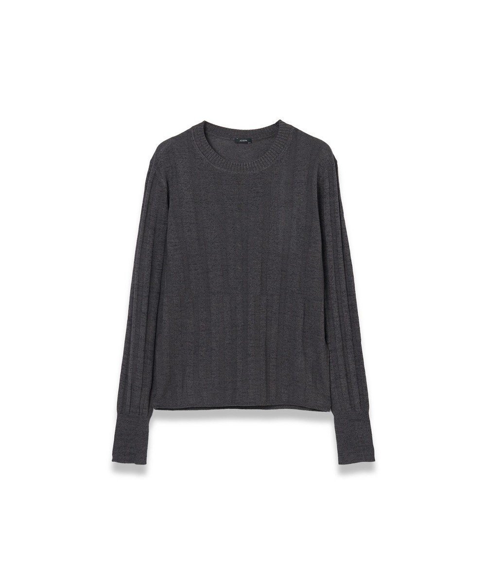 【ジョゼフ/JOSEPH】の【WEB OUTLET限定・洗える】テクスチャードレーヨン ラウンドネックニット インテリア・キッズ・メンズ・レディースファッション・服の通販 founy(ファニー) ファッション Fashion レディースファッション Fashion for Women トップス・カットソー Cut & Sew Tops ニット Knit Tops & Sweaters アウトレット Outlet / Clearance セーター Sweater, Knitwear ラウンド Round, Round Neck エレガント 上品 Elegant 洗える Machine Washable A/W・秋冬 Autumn/Winter 長袖 Long Sleeve, Full Sleeve Slate|ID: prp329100004755567 ipo3291000000034398766