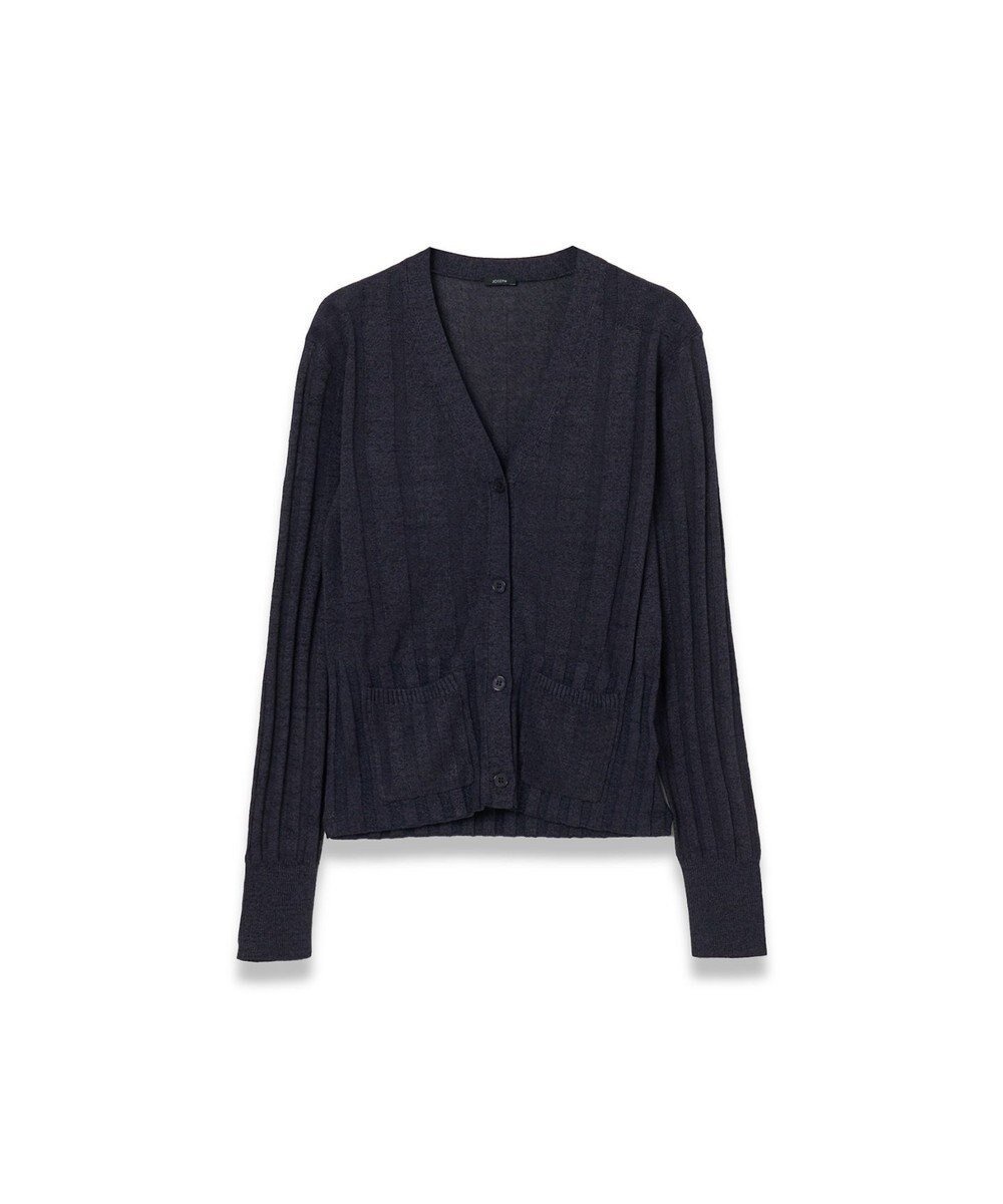 【ジョゼフ/JOSEPH】の【WEB OUTLET限定・洗える】テクスチャードレーヨン カーディガン インテリア・キッズ・メンズ・レディースファッション・服の通販 founy(ファニー) 　ファッション　Fashion　レディースファッション　Fashion for Women　トップス・カットソー　Cut & Sew Tops　カーディガン・羽織り　Layered Style Cardigans　アウトレット　Outlet / Clearance　カーディガン　Cardigan, Knitwear　フィット　Fit, Slim Fit　レギュラー　Regular, Standard Fit　エレガント 上品　Elegant　洗える　Machine Washable　A/W・秋冬　Autumn/Winter　長袖　Long Sleeve, Full Sleeve　Navy|ID: prp329100004755568 ipo3291000000034398769