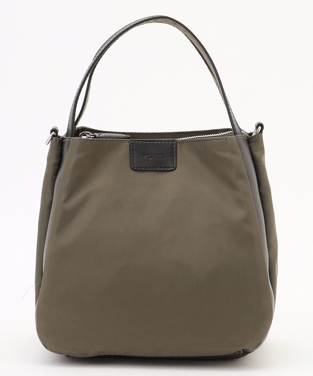 【イザック/Y'SACCS】のスクエアすっきりトート SSサイズ インテリア・キッズ・メンズ・レディースファッション・服の通販 founy(ファニー) 　ファッション　Fashion　レディースファッション　Fashion for Women　バッグ　Bags　シンプル　Simple, Minimal　スクエア　Square, Square Shape　スタイリッシュ　Stylish, Fashionable　スマート　Smart, Elegant　定番　Standard, Basic Item　人気　Popular, Best Seller　ポケット　Pocket, Pocket Detail　マグネット　Magnet, Magnetic Closure　カーキ|ID: prp329100004755587 ipo3291000000034398844