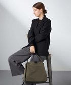 【イザック/Y'SACCS】のスクエアすっきりトート Mサイズ カーキ|ID: prp329100004755589 ipo3291000000034398854