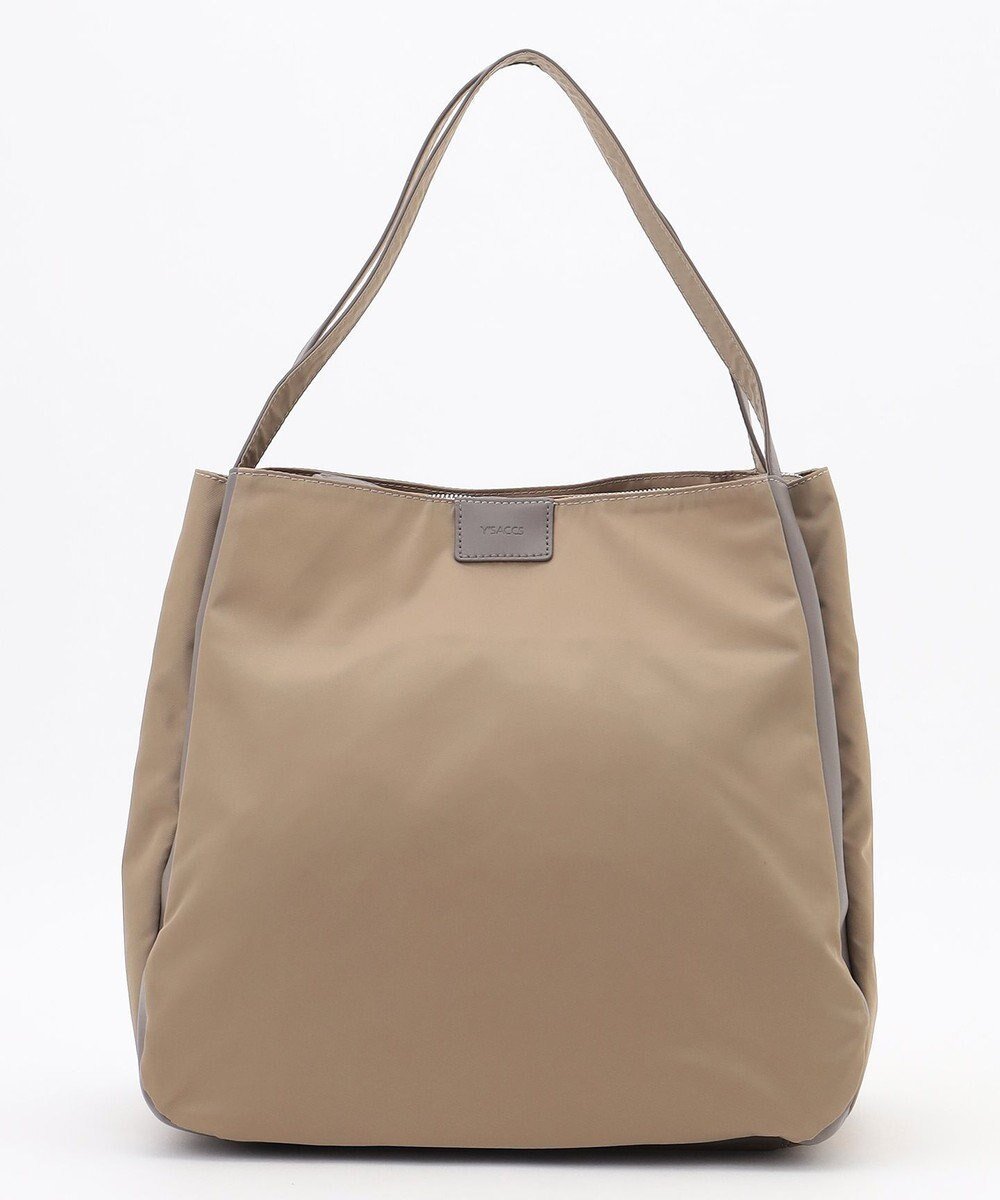 【イザック/Y'SACCS】のスクエアすっきりトート Mサイズ インテリア・キッズ・メンズ・レディースファッション・服の通販 founy(ファニー) 　ファッション　Fashion　レディースファッション　Fashion for Women　バッグ　Bags　シンプル　Simple, Minimal　スクエア　Square, Square Shape　スタイリッシュ　Stylish, Fashionable　スマート　Smart, Elegant　ポケット　Pocket, Pocket Detail　マグネット　Magnet, Magnetic Closure　人気　Popular, Best Seller　定番　Standard, Basic Item　ベージュ|ID: prp329100004755589 ipo3291000000034398856