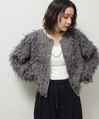 【グリーンパークス/Green Parks】のループニットカーディガン Gray|ID: prp329100004755597 ipo3291000000034398904