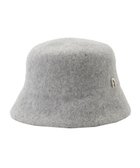 【ムーンバット/MOONBAT】のFURLA(フルラ)ロゴ付き バスクハット 帽子 UVカット サイズ調整 グレー|ID: prp329100004755603 ipo3291000000035565794