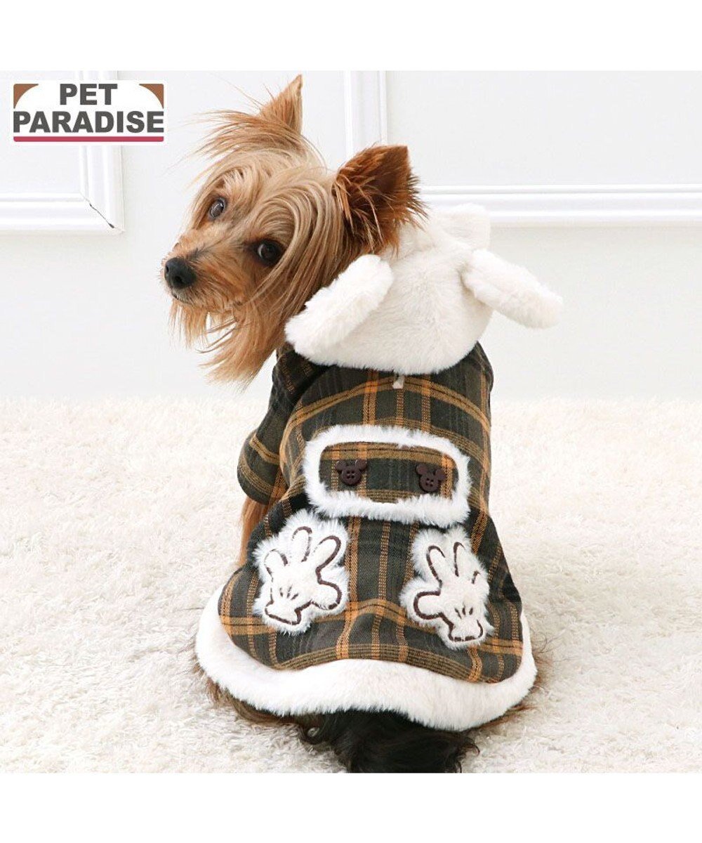 【ペットパラダイス/PET PARADISE / GOODS】のディズニー ミッキーマウス チェックコート 小型犬 インテリア・キッズ・メンズ・レディースファッション・服の通販 founy(ファニー) 新作・新入荷 New Arrivals / New In チェック Check, Plaid, Tartan 犬 Dog A/W・秋冬 Autumn/Winter ホーム・キャンプ・アウトドア・お取り寄せ Home Living / Home & Lifestyle / Camping Gear / Outdoor Camping ペットグッズ Pet Supplies カーキ×ホワイト|ID: prp329100004756703 ipo3291000000034409708