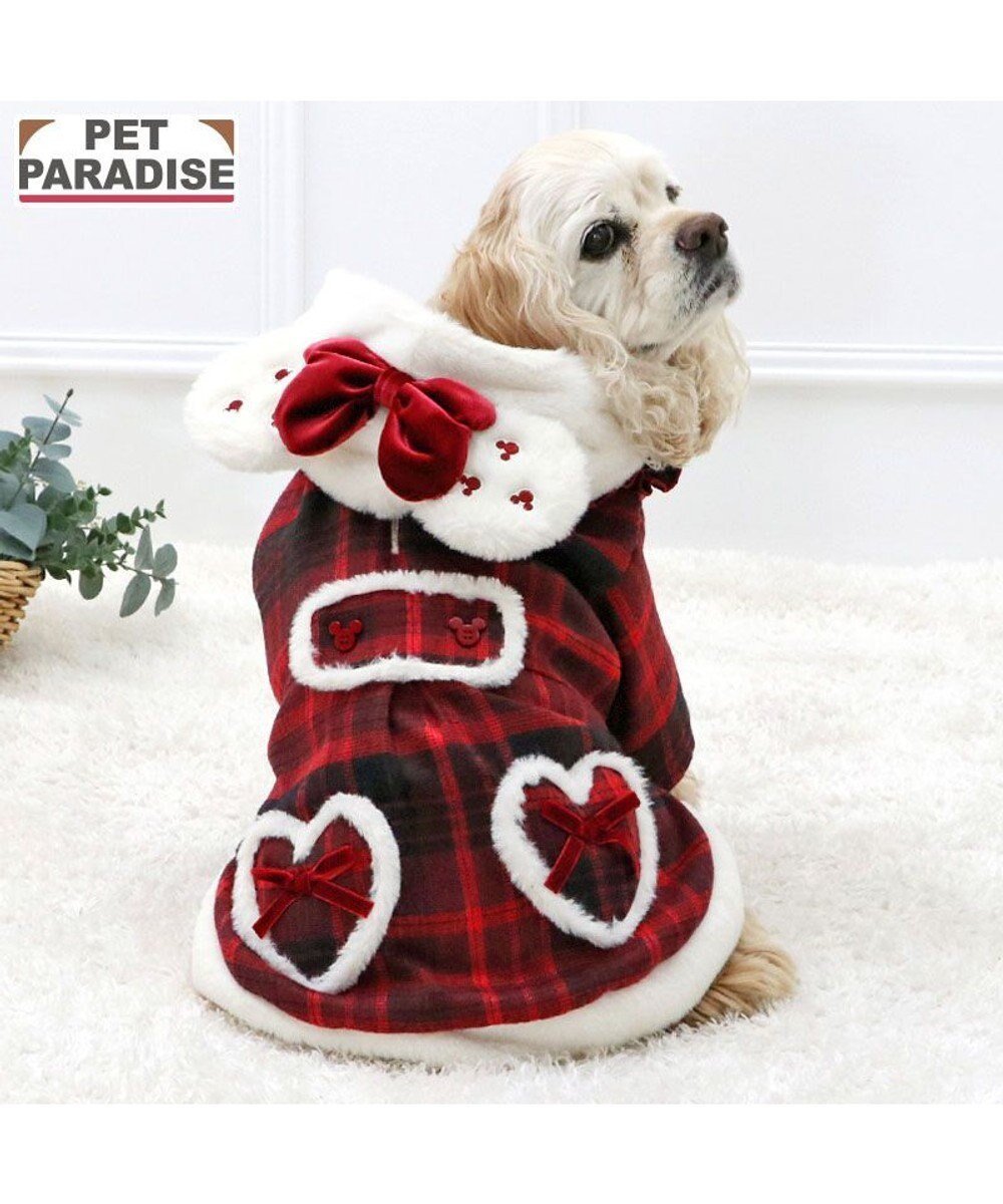 【ペットパラダイス/PET PARADISE / GOODS】のディズニー ミニーマウス チェックコート 中型犬 インテリア・キッズ・メンズ・レディースファッション・服の通販 founy(ファニー) イレギュラー Irregular Design チェック Check, Plaid, Tartan 冬 Winter / This Winter 犬 Dog A/W・秋冬 Autumn/Winter 防寒 Cold Protection, Winter-Ready ホーム・キャンプ・アウトドア・お取り寄せ Home Living / Home & Lifestyle / Camping Gear / Outdoor Camping ペットグッズ Pet Supplies レッド×ホワイト|ID: prp329100004756706 ipo3291000000034409714