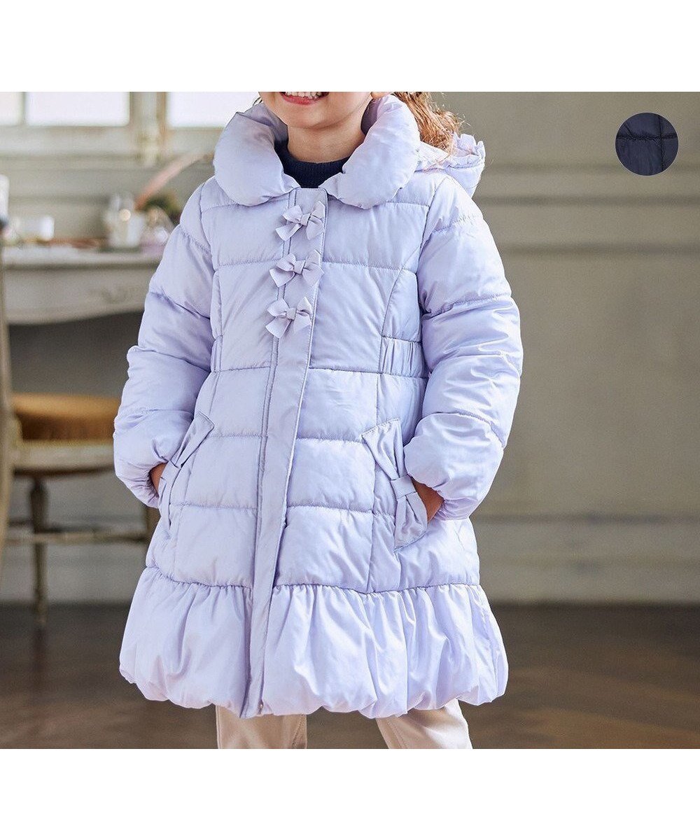 【エニィ/ANY / KIDS】の【フード取り外し/洗濯機可能】Aラインコート 人気、トレンドファッション・服の通販 founy(ファニー) ファッション Fashion キッズファッション Fashion for Kids アウター Coat Outerwear /Kids ガーリー Girly, Feminine Style ジャケット Jacket, Outerwear ダウン Down, Puffer ネコ Cat, Feline Motif バレエ Ballet, Ballet Style ポケット Pocket, Pocket Detail モチーフ Motif, Design Theme リボン Ribbon, Bow ロング Long, Long-Length 冬 Winter / This Winter 洗える Machine Washable A/W・秋冬 Autumn/Winter 防寒 Cold Protection, Winter-Ready other-1|ID: prp329100004756707 ipo3291000000034617796