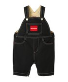 【ミキハウスホットビスケッツ/MIKI HOUSE HOT BISCUITS / KIDS】の【ミキハウス】【70-100cm】6分丈オーバーオール 黒|ID: prp329100004756735 ipo3291000000034409780