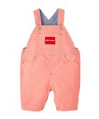 【ミキハウスホットビスケッツ/MIKI HOUSE HOT BISCUITS / KIDS】の【ミキハウス】【70-100cm】6分丈オーバーオール サーモンピンク|ID: prp329100004756735 ipo3291000000034409782