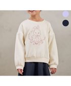 【エニィ/ANY / KIDS】のアニマル刺繍 裏シャギー トレーナー エクリュ×ウサギ|ID: prp329100004756784 ipo3291000000034617819