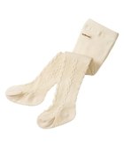 【ミキハウスホットビスケッツ/MIKI HOUSE HOT BISCUITS / KIDS】の【70-120cm】 ケーブル柄タイツ アイボリー|ID: prp329100004756787 ipo3291000000034409973