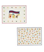 【ミキハウスホットビスケッツ/MIKI HOUSE HOT BISCUITS / KIDS】の【ミキハウス】 ミキハウスベア ランチョンマットセット 赤×紺|ID: prp329100004756788 ipo3291000000034409975