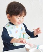 【ミキハウスホットビスケッツ/MIKI HOUSE HOT BISCUITS / KIDS】の総柄 お食事スタイ グリーン|ID: prp329100004756789 ipo3291000000034409979